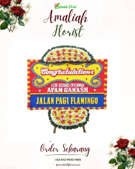 Sewa Papan Bunga Trayeman